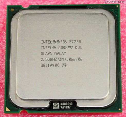 CPU اینتل Core 2 Duo E7200104650